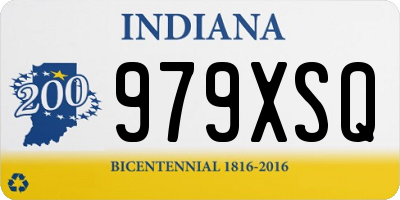 IN license plate 979XSQ