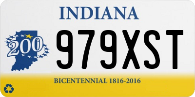 IN license plate 979XST