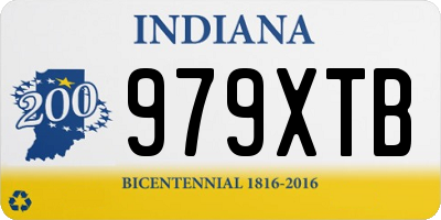 IN license plate 979XTB