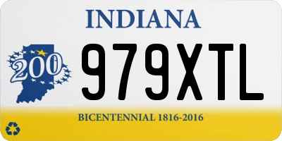 IN license plate 979XTL
