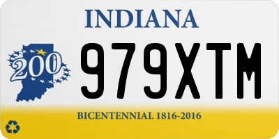 IN license plate 979XTM