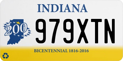IN license plate 979XTN