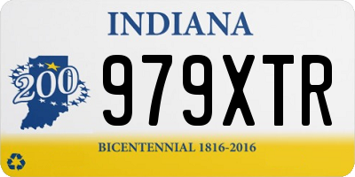 IN license plate 979XTR