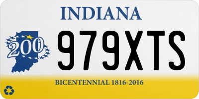 IN license plate 979XTS