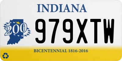 IN license plate 979XTW