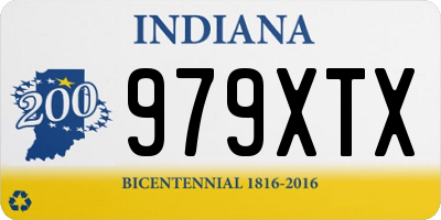 IN license plate 979XTX
