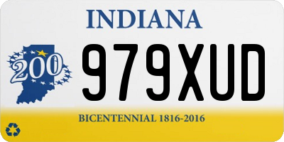 IN license plate 979XUD