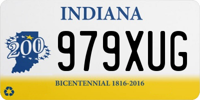 IN license plate 979XUG