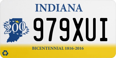 IN license plate 979XUI