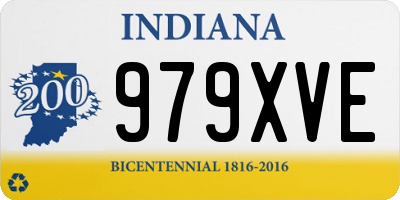 IN license plate 979XVE
