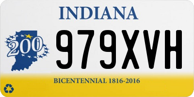 IN license plate 979XVH