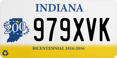 IN license plate 979XVK