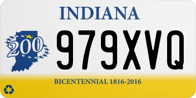 IN license plate 979XVQ