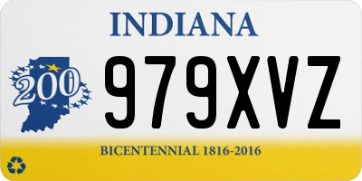 IN license plate 979XVZ