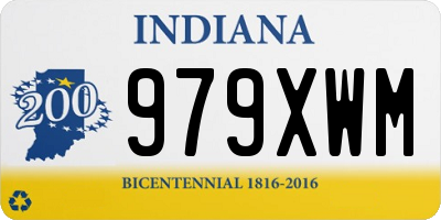 IN license plate 979XWM