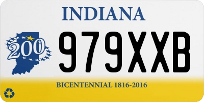 IN license plate 979XXB