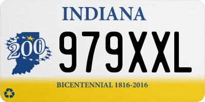 IN license plate 979XXL