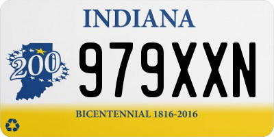 IN license plate 979XXN