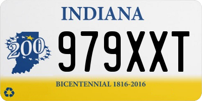 IN license plate 979XXT
