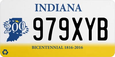 IN license plate 979XYB