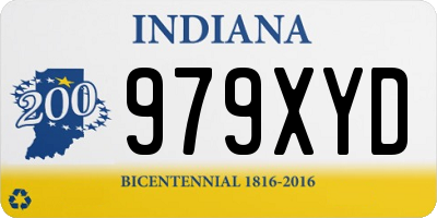 IN license plate 979XYD