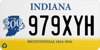IN license plate 979XYH