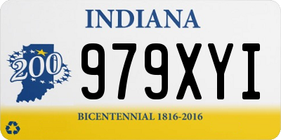 IN license plate 979XYI
