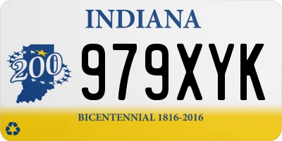 IN license plate 979XYK