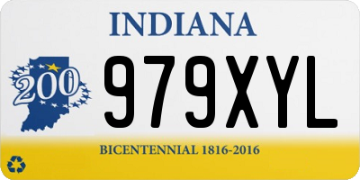 IN license plate 979XYL