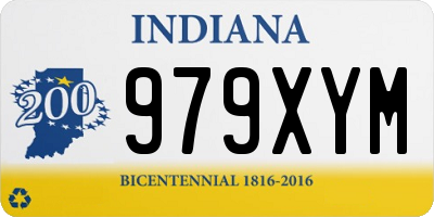 IN license plate 979XYM