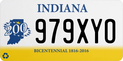 IN license plate 979XYO