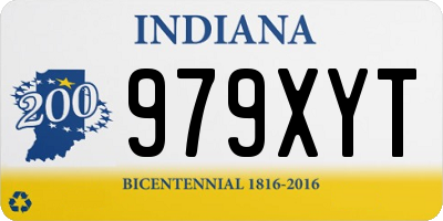 IN license plate 979XYT