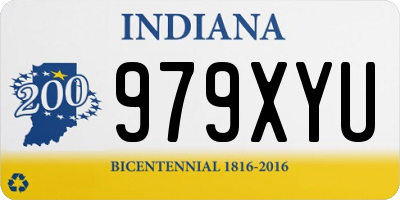 IN license plate 979XYU