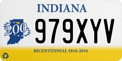IN license plate 979XYV