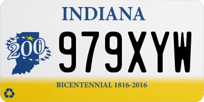 IN license plate 979XYW