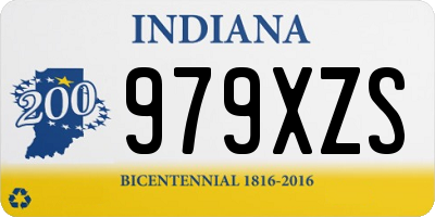 IN license plate 979XZS
