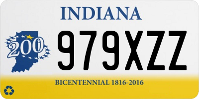 IN license plate 979XZZ