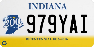 IN license plate 979YAI