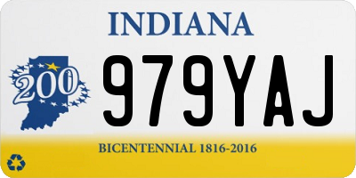 IN license plate 979YAJ