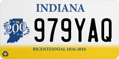 IN license plate 979YAQ