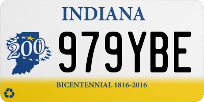 IN license plate 979YBE