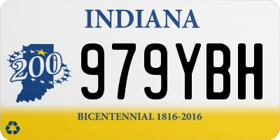 IN license plate 979YBH