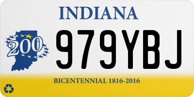 IN license plate 979YBJ