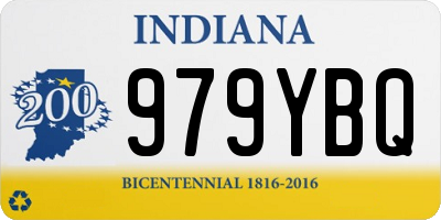 IN license plate 979YBQ