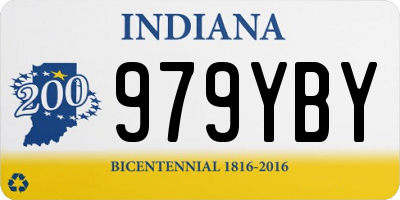 IN license plate 979YBY