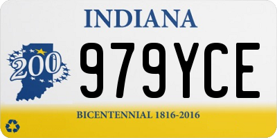 IN license plate 979YCE
