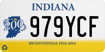 IN license plate 979YCF