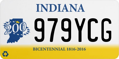 IN license plate 979YCG