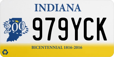 IN license plate 979YCK
