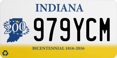 IN license plate 979YCM